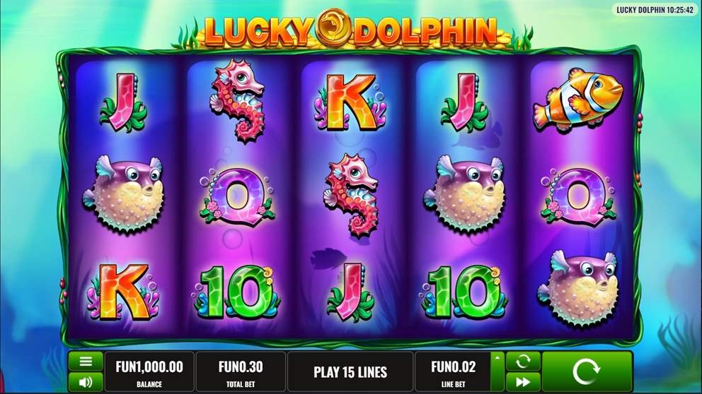 Lucky Dolphin Slot Gameplay
