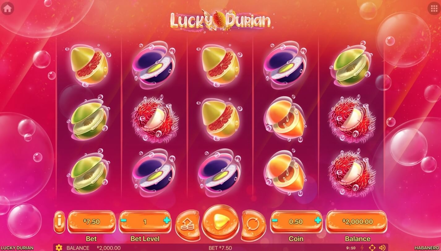 Lucky Durian Slot Gameplay