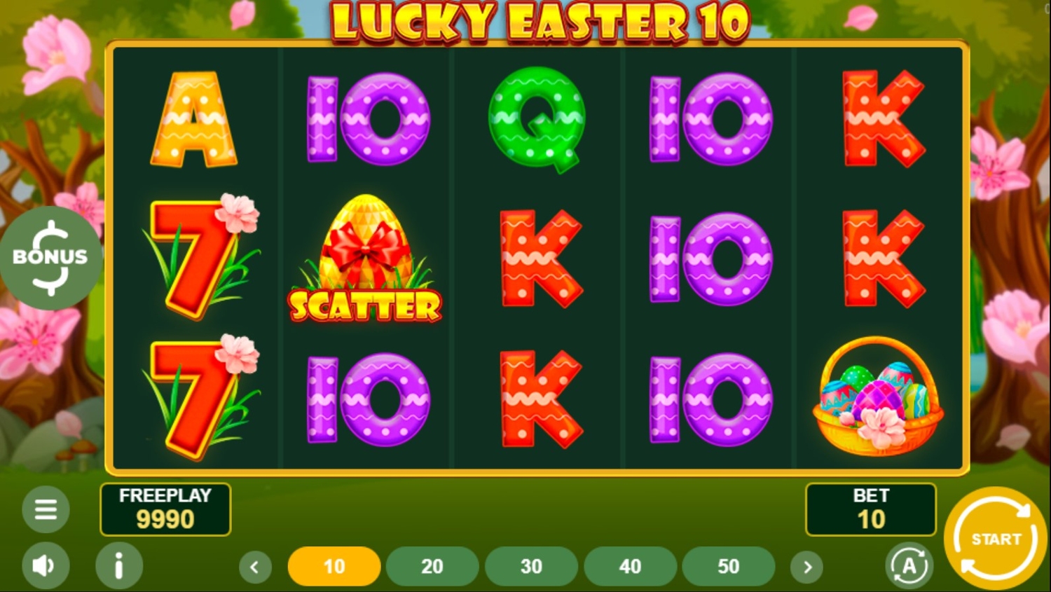 Lucky Easter 10 Slot Gameplay