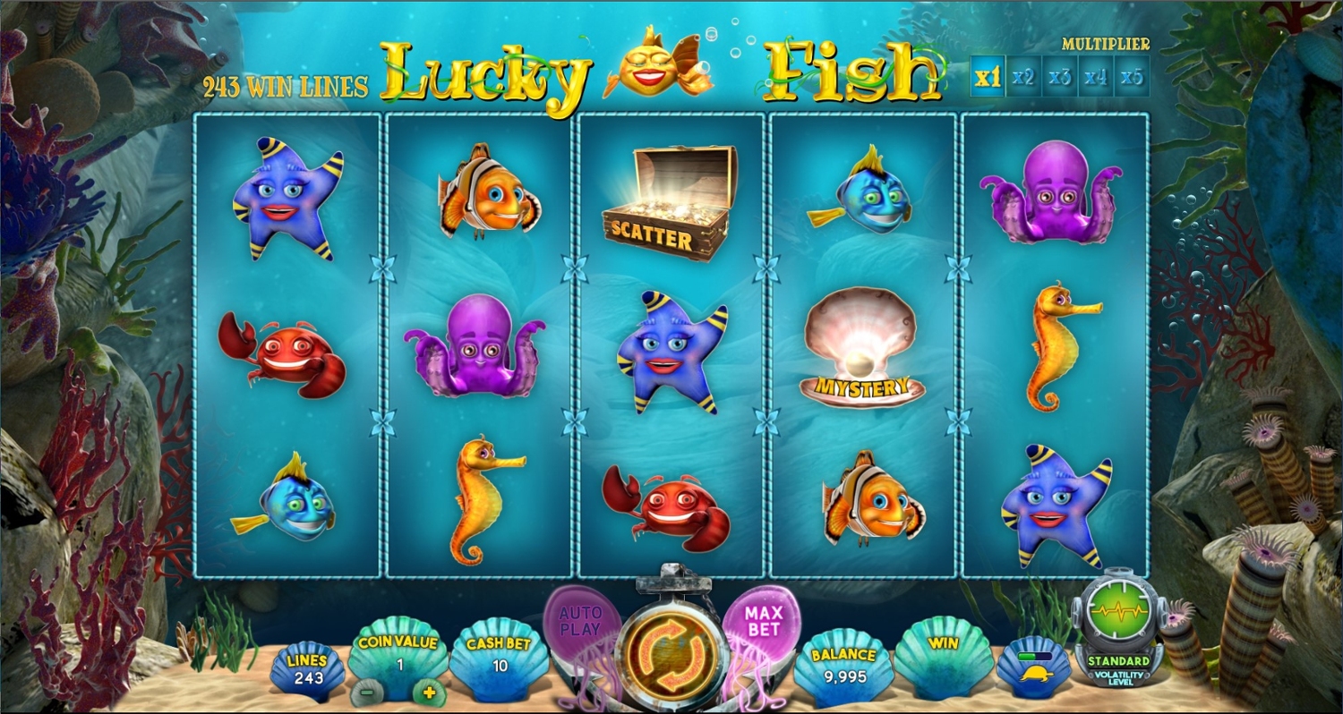 Lucky Fish Slot Gameplay