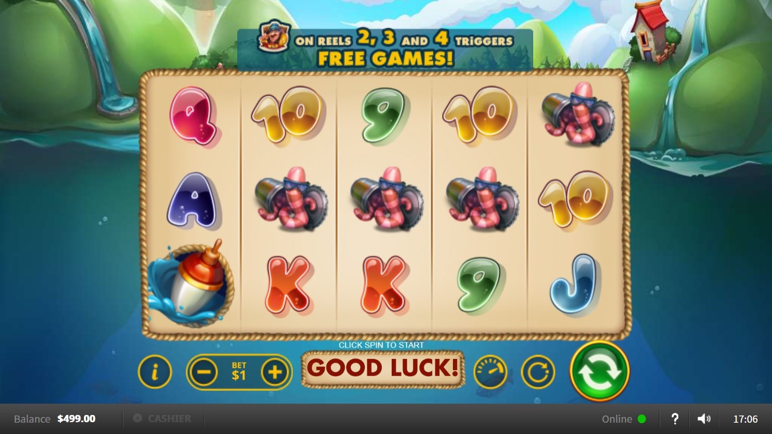 Lucky Fisherman Slot Gameplay