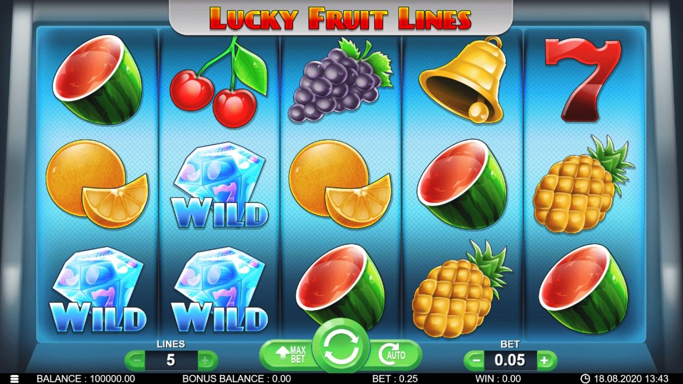 Lucky Fruit Lines Slot Gameplay