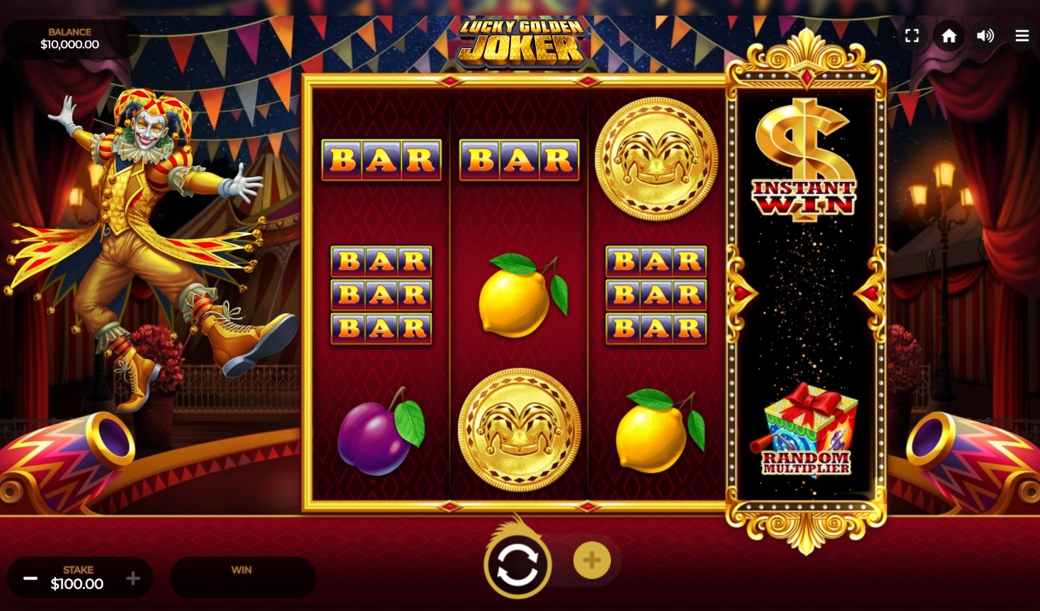 Lucky Golden Joker Slot Gameplay