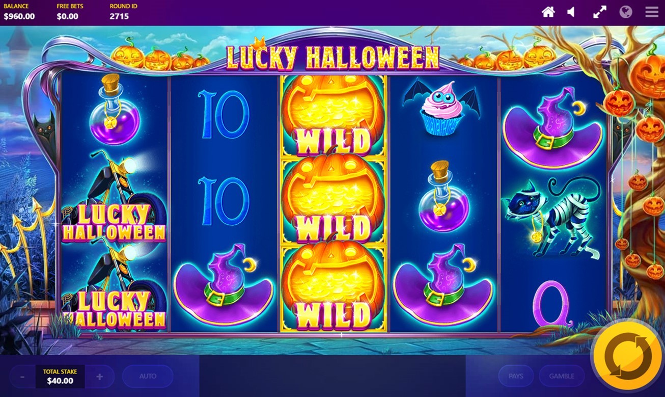 Lucky Halloween Slot Gameplay