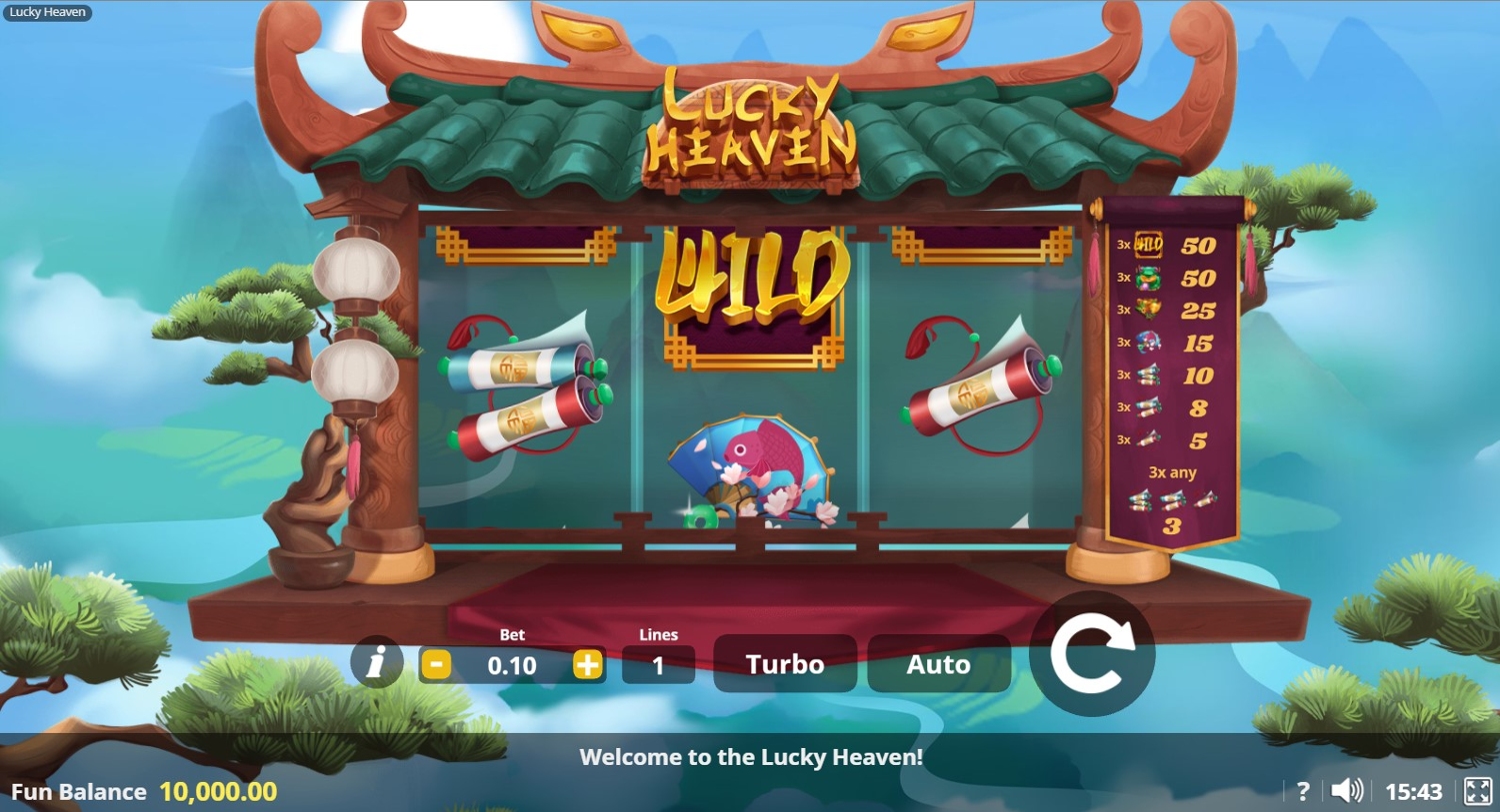 Lucky Heaven Slot Gameplay
