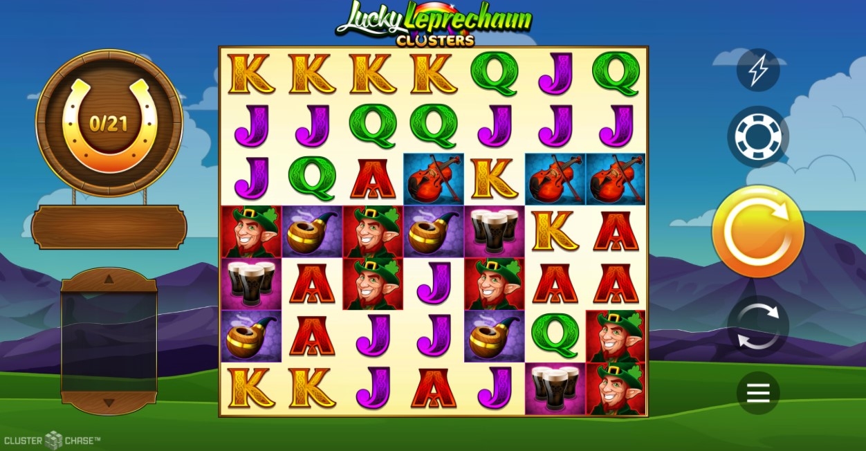 Lucky Leprechaun Clusters Slot Gameplay