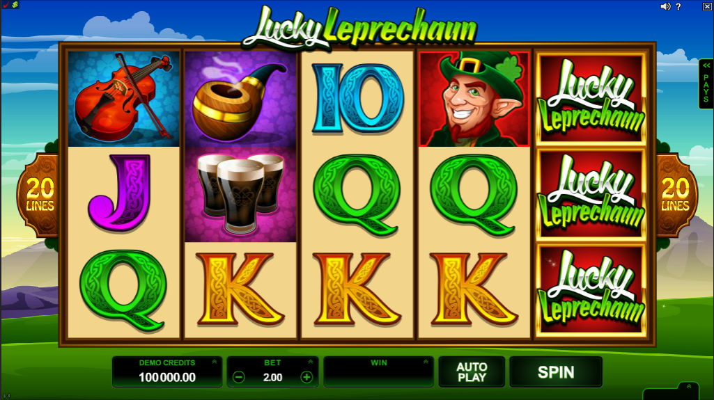 Lucky Leprechaun Slot Gameplay
