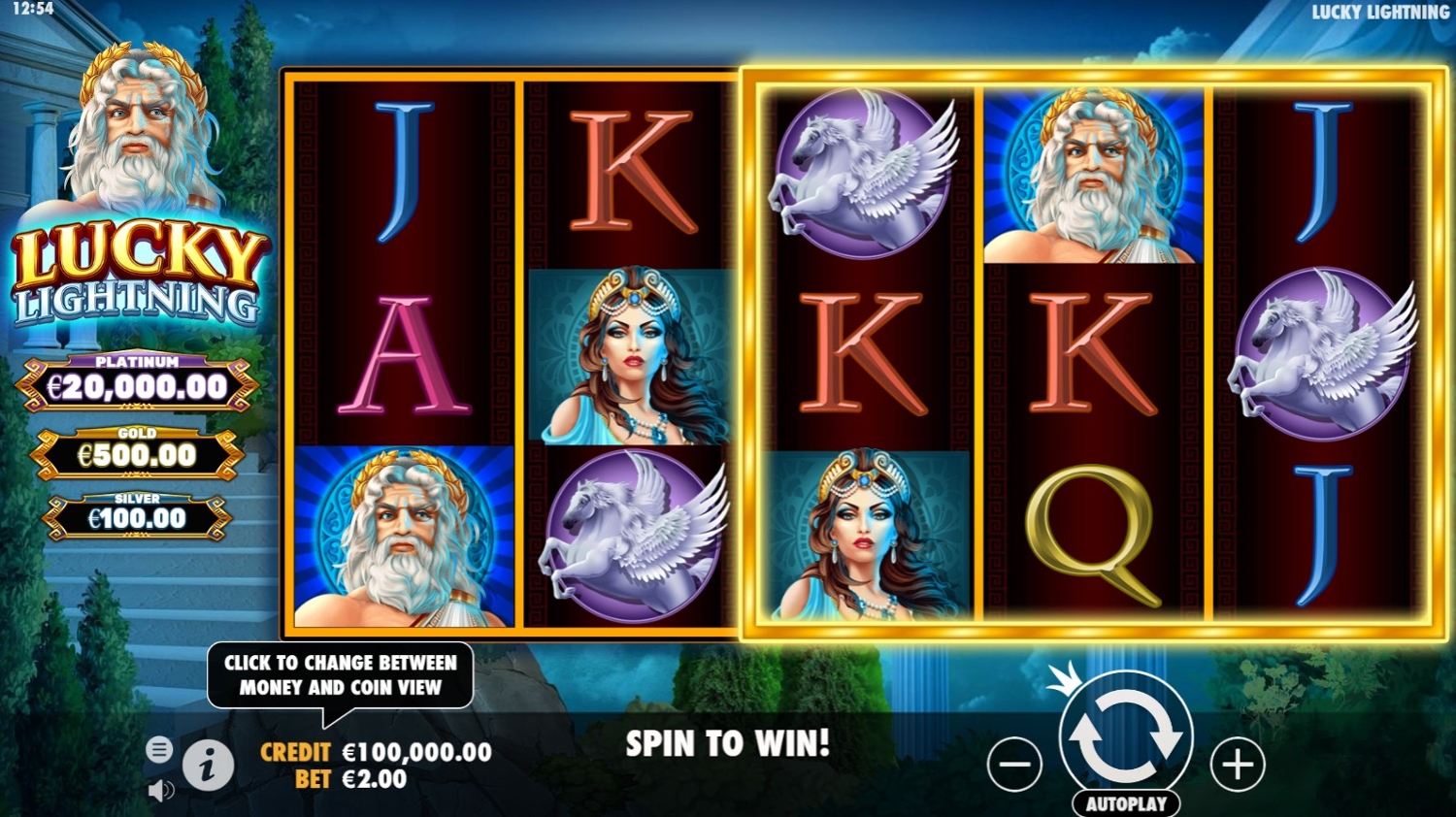 Lucky Lightning Slot Gameplay