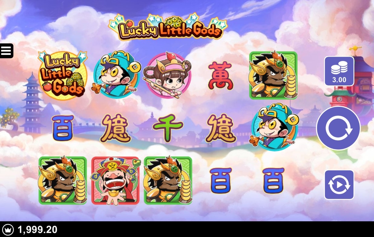 Lucky Little Gods Slot Gameplay