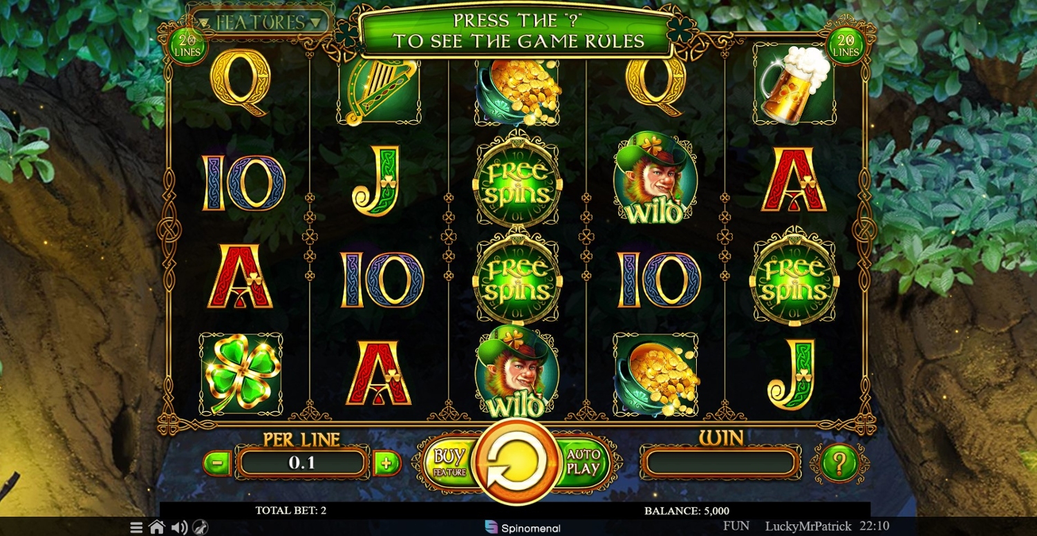 Lucky Mr. Patrick Slot Gameplay