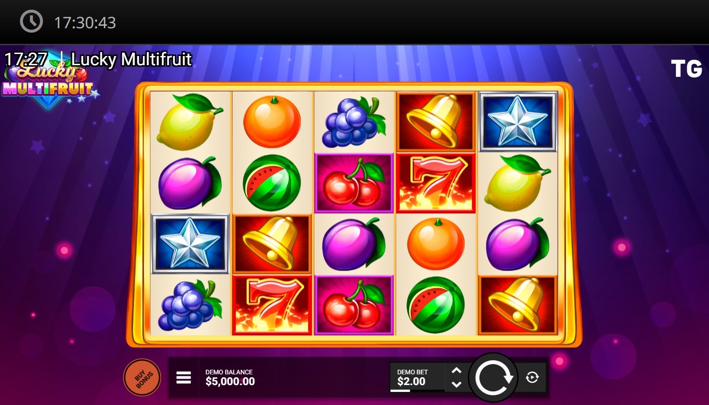 Lucky Multifruit Slot Gameplay