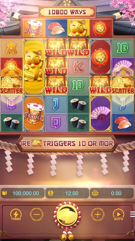 Lucky Neko Slot Gameplay