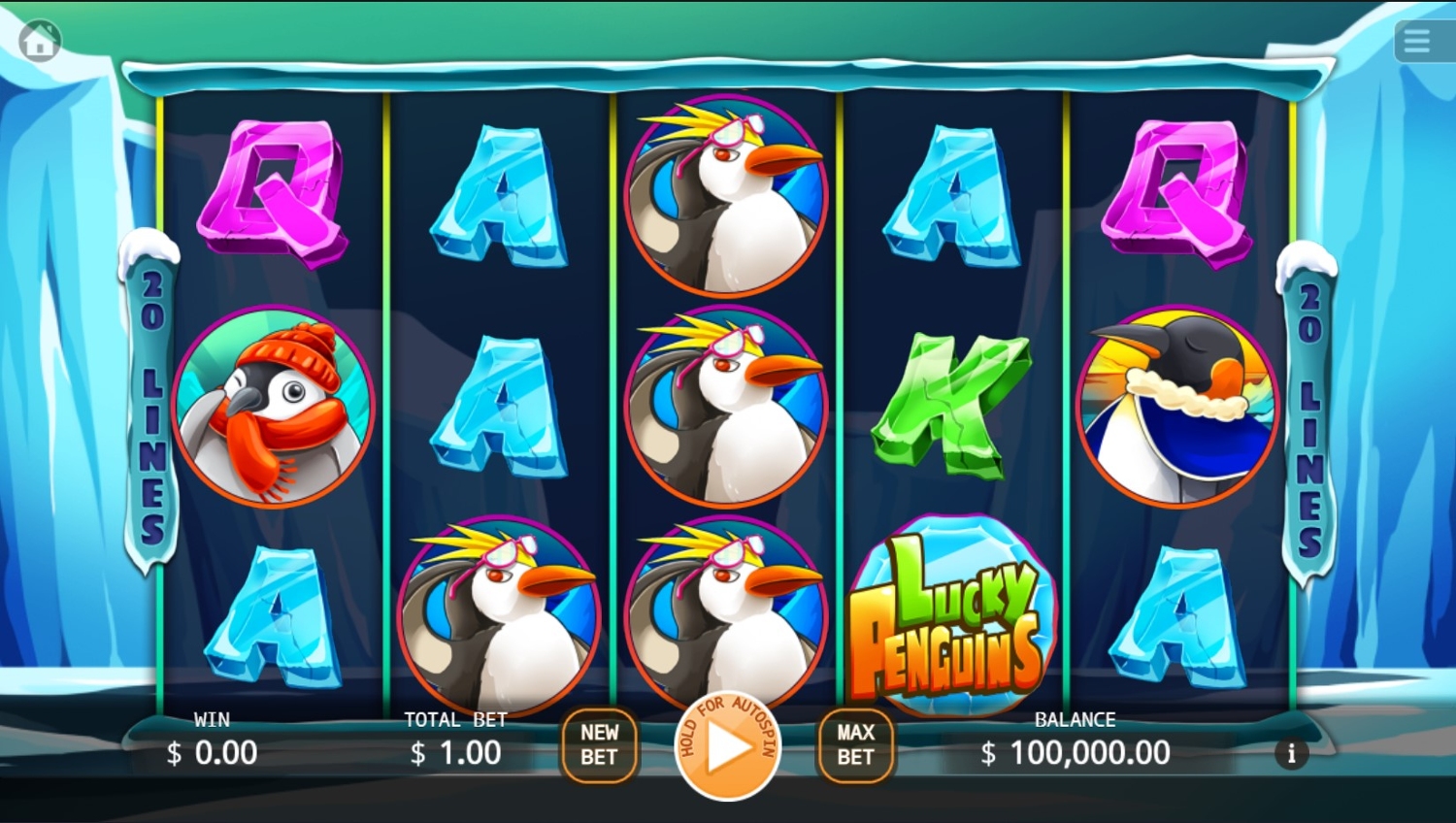 Lucky Penguins Slot Gameplay