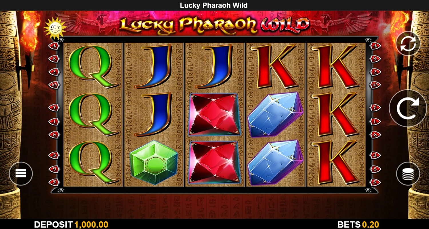 Lucky Pharaoh Wild Slot Gameplay