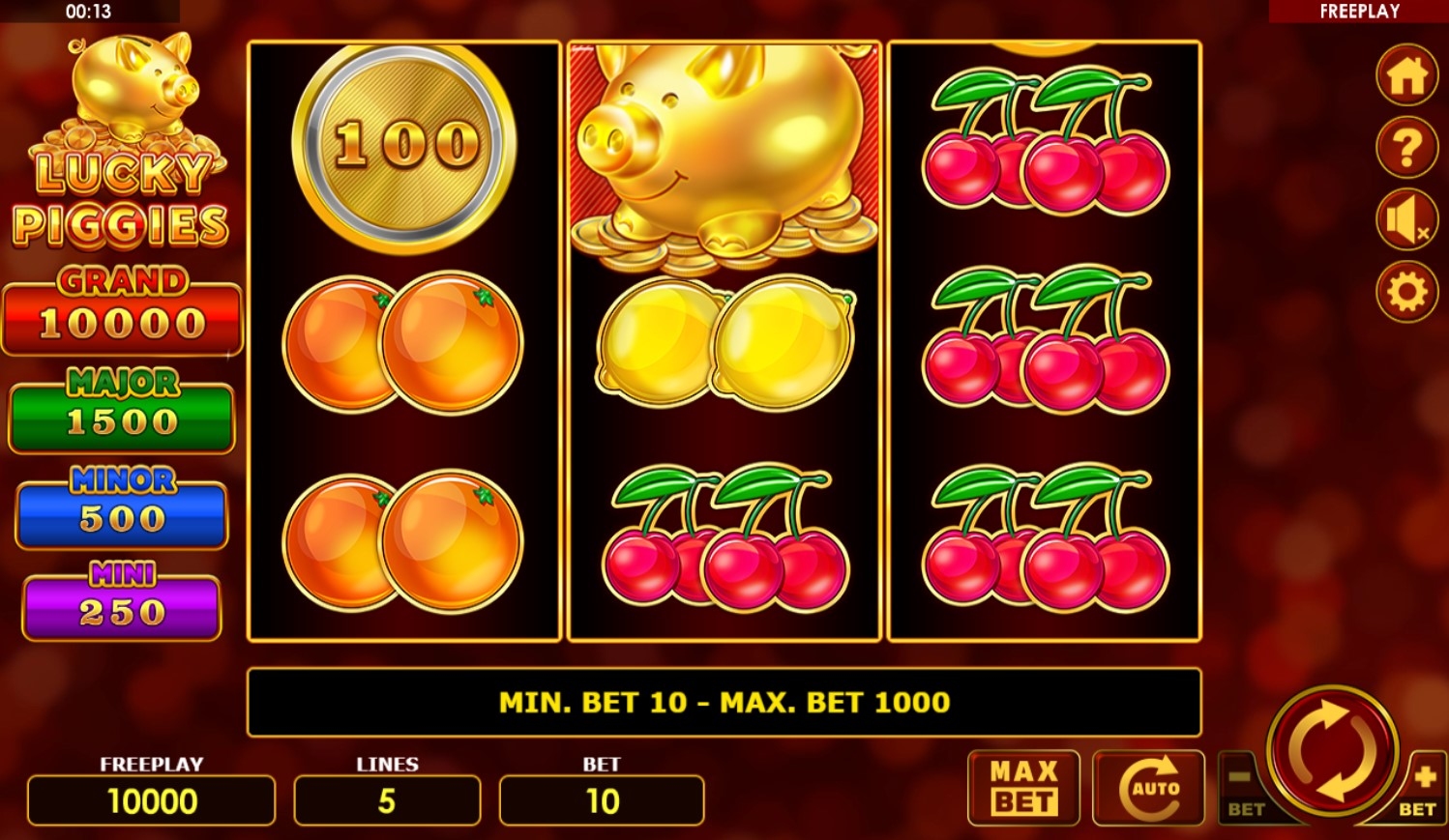 Lucky Piggies Slot Gameplay