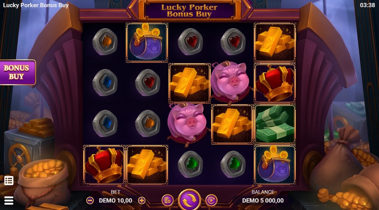 Lucky Porker Slot Gameplay