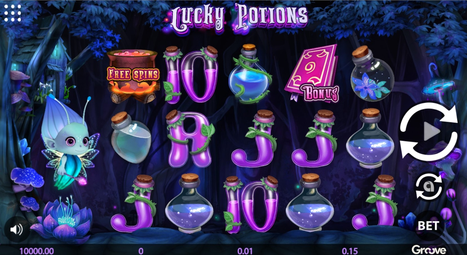 Lucky Potions Slot Gameplay