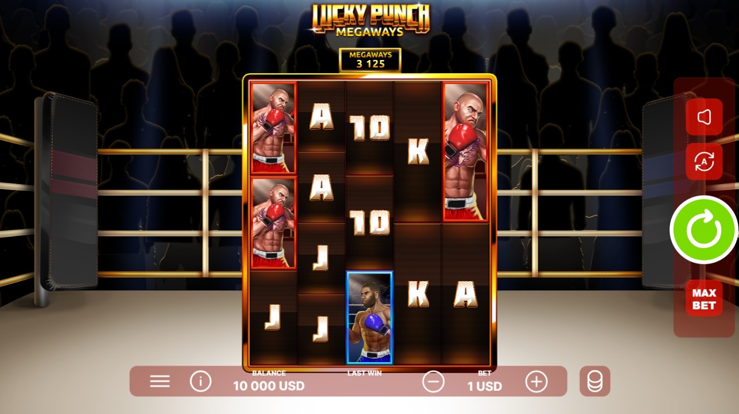 Lucky Punch Megaways Slot Gameplay