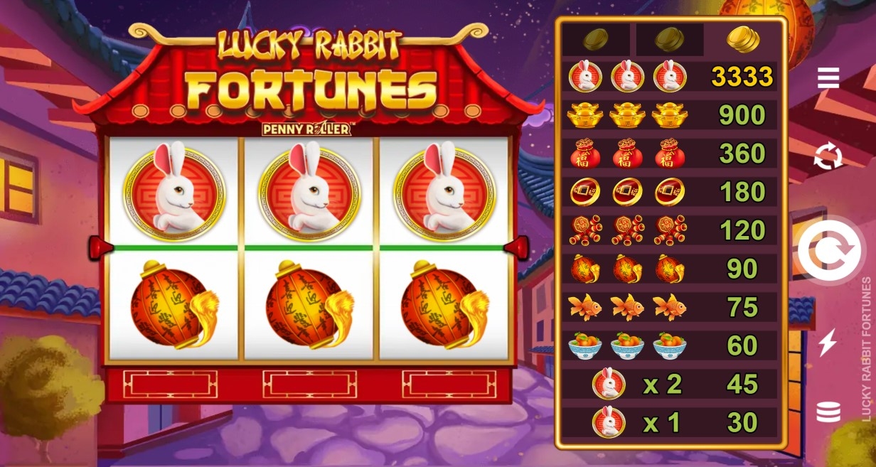 Lucky Rabbit Fortunes Slot Gameplay