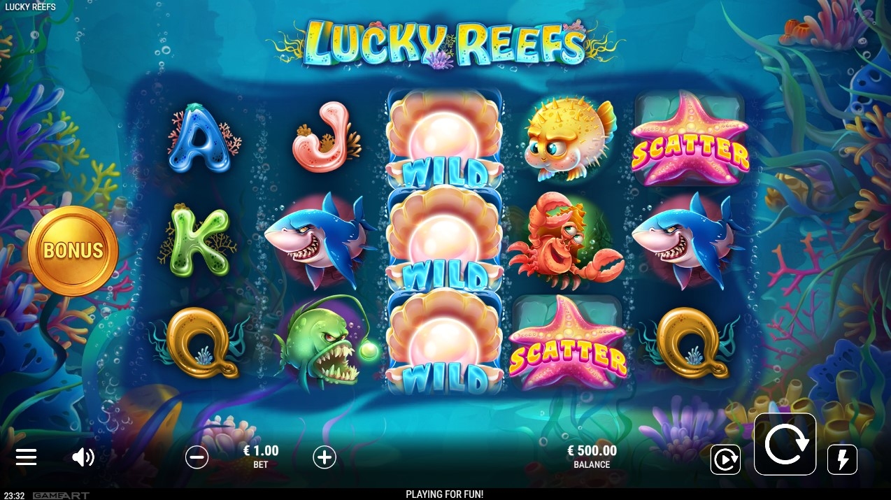 Lucky Reefs Slot Gameplay