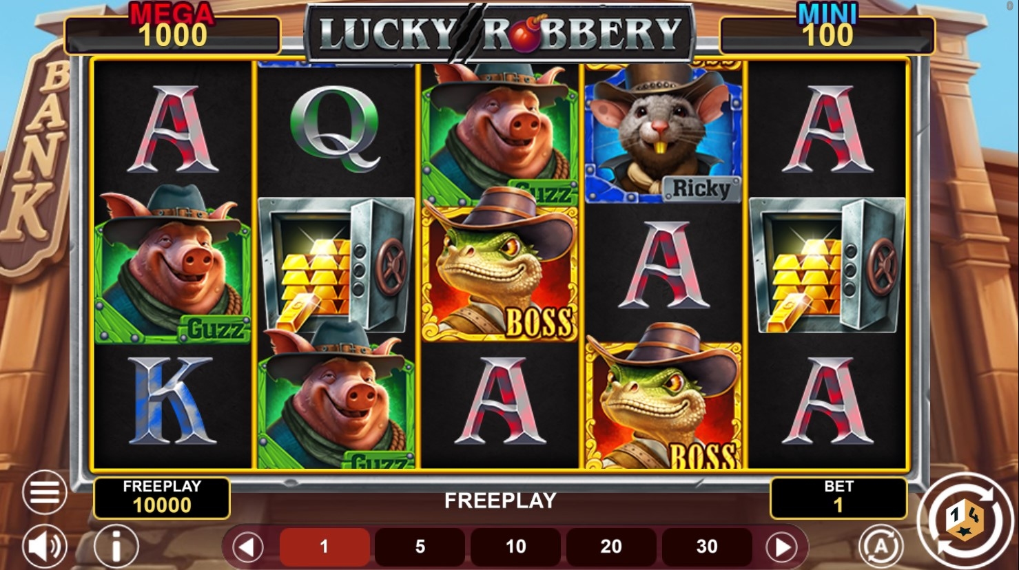 Lucky Robbery Slot Gameplay