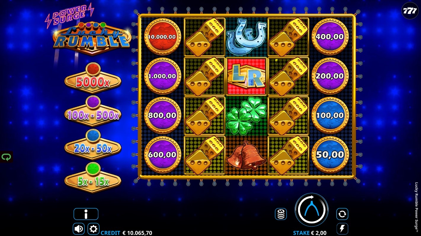 Lucky Rumble Power Surge Slot Gameplay