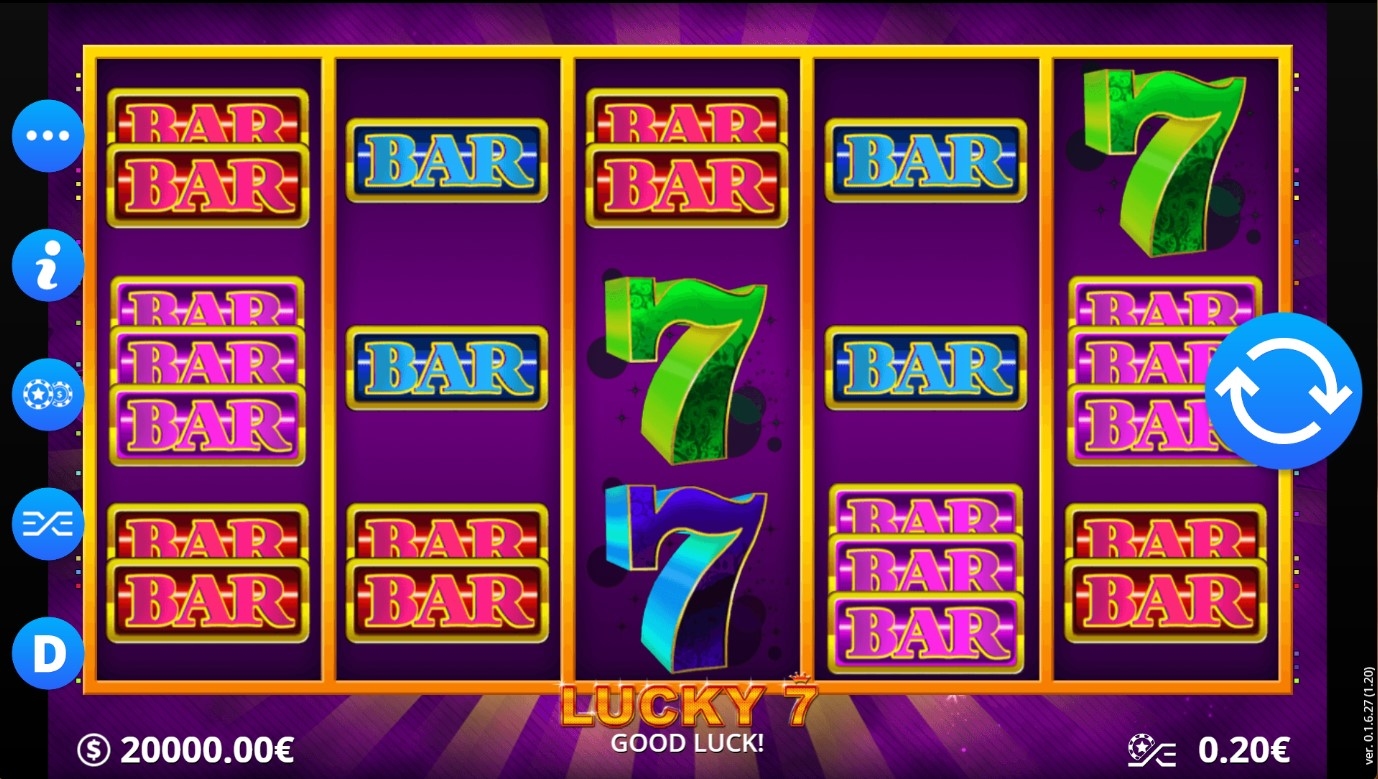 Lucky Seven V Slot Gameplay