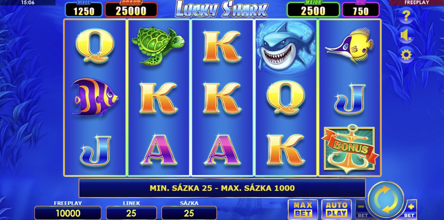 Lucky Shark Slot Gameplay