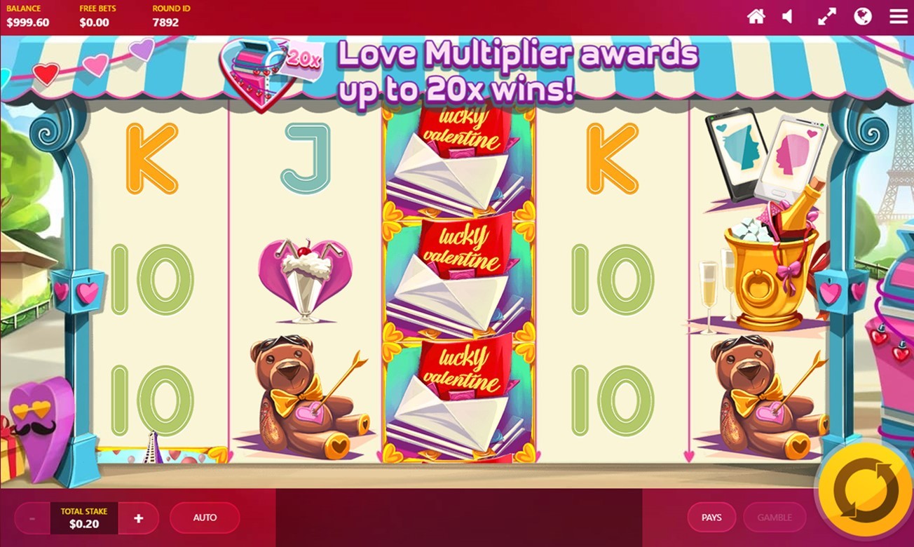 Lucky Valentine Slot Gameplay