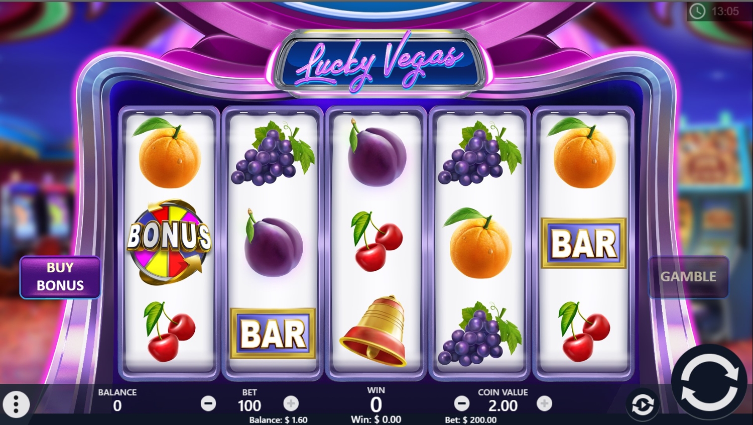 Lucky Vegas Slot Gameplay