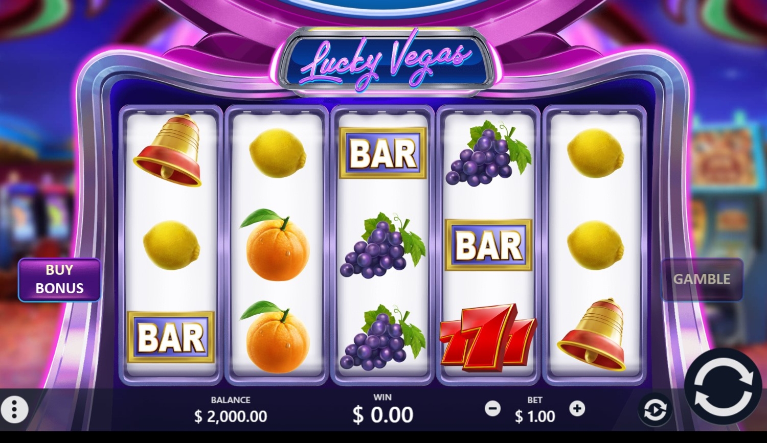 Lucky Vegas Slot Gameplay