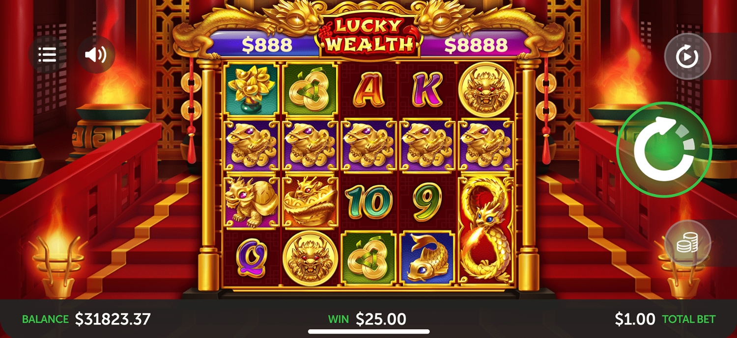 Lucky Wealth Slot Gameplay