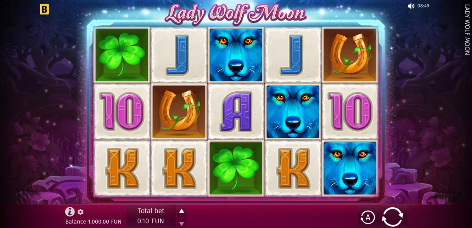 Lady Wolf Moon Slot Gameplay