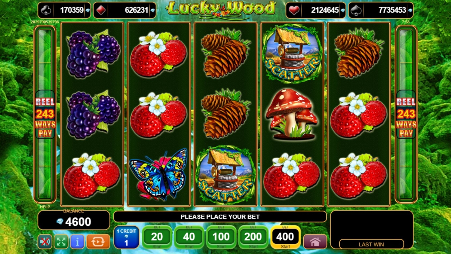 Lucky Wood Slot Gameplay
