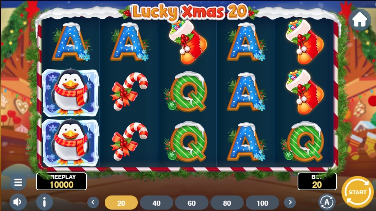 Lucky Xmas 20 Slot Gameplay