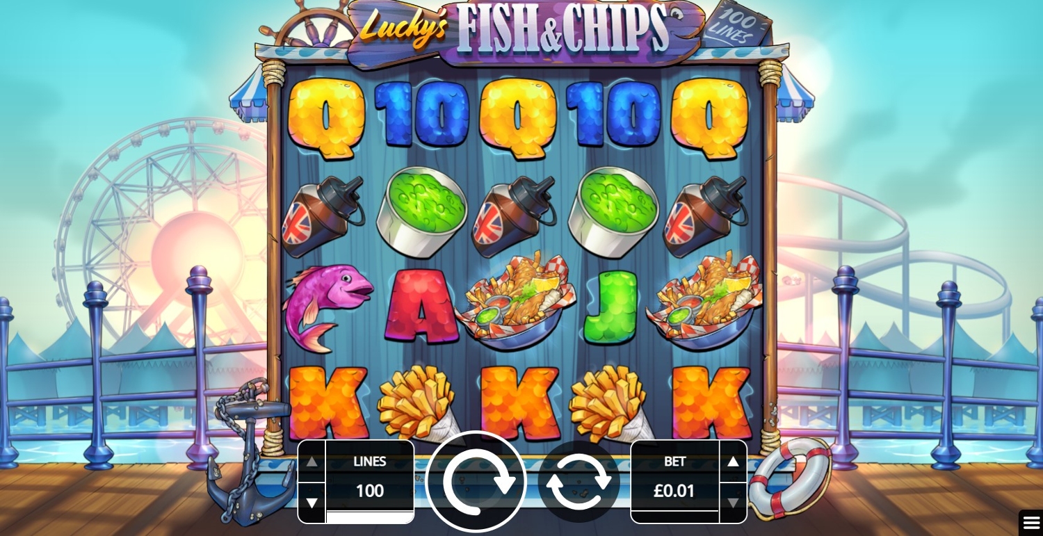 Lucky's Fish & Chips Slot Gameplay