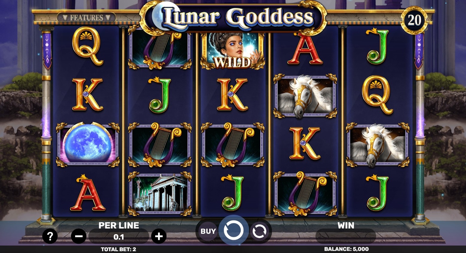 Lunar Goddess Slot Gameplay