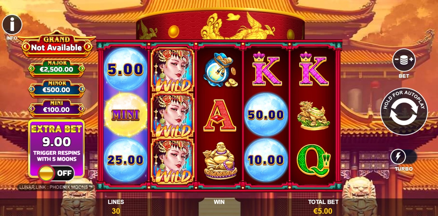 Lunar Link: Phoenix Moons Slot Gameplay