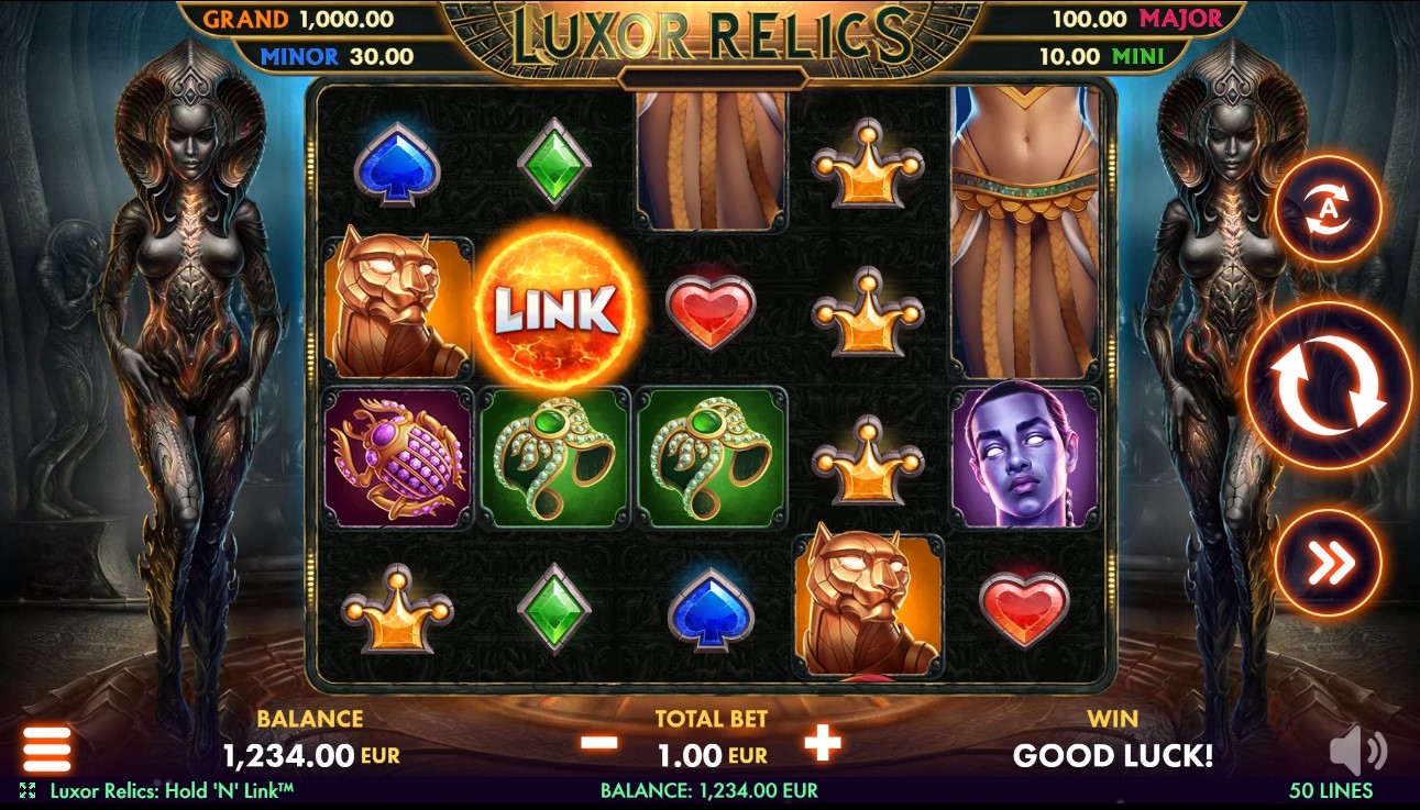 Luxor Relics Slot Gameplay