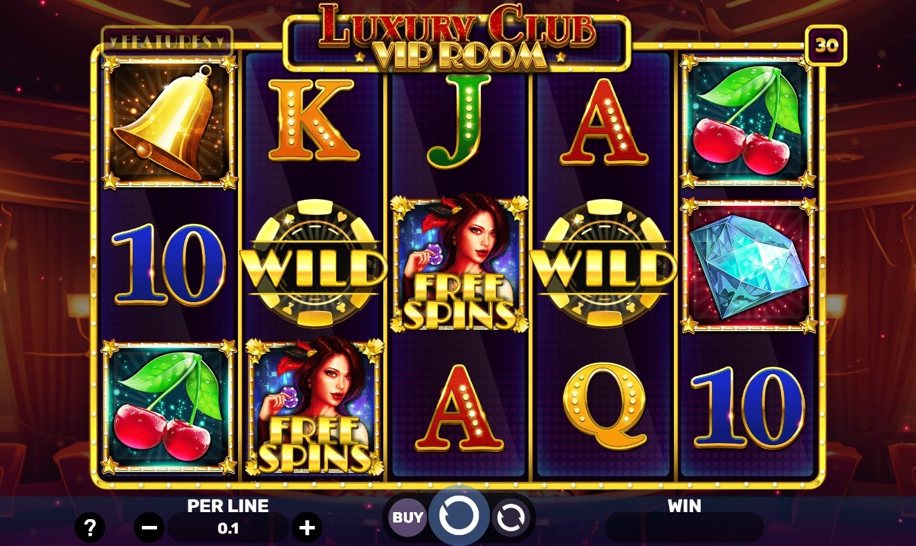 Luxury Club - Vip Room Slot Gameplay