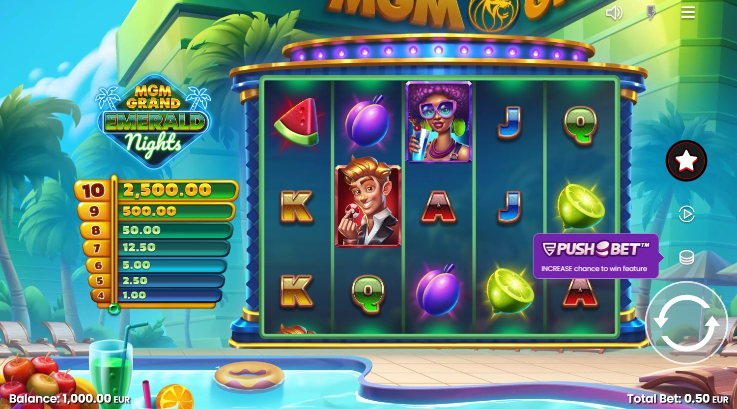 MGM Grand Emerald Nights Slot Gameplay
