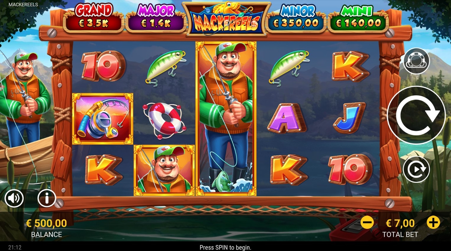 Mackereels Slot Gameplay