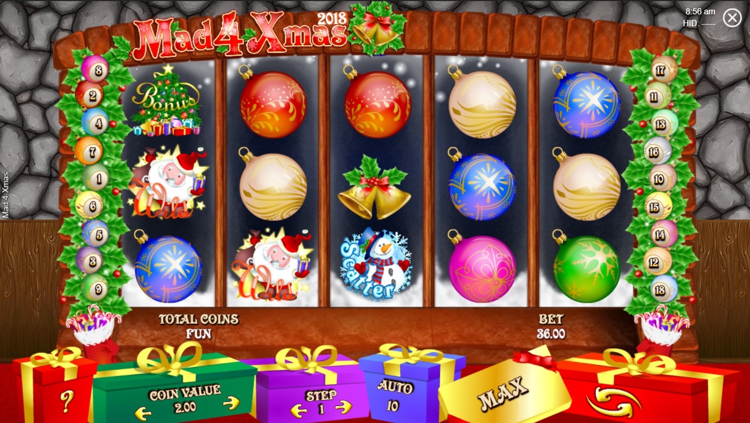 Mad 4 Xmas Slot Gameplay