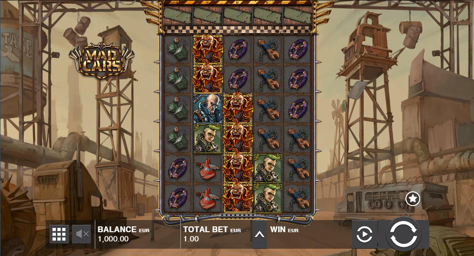 Mad Cars Slot Gameplay