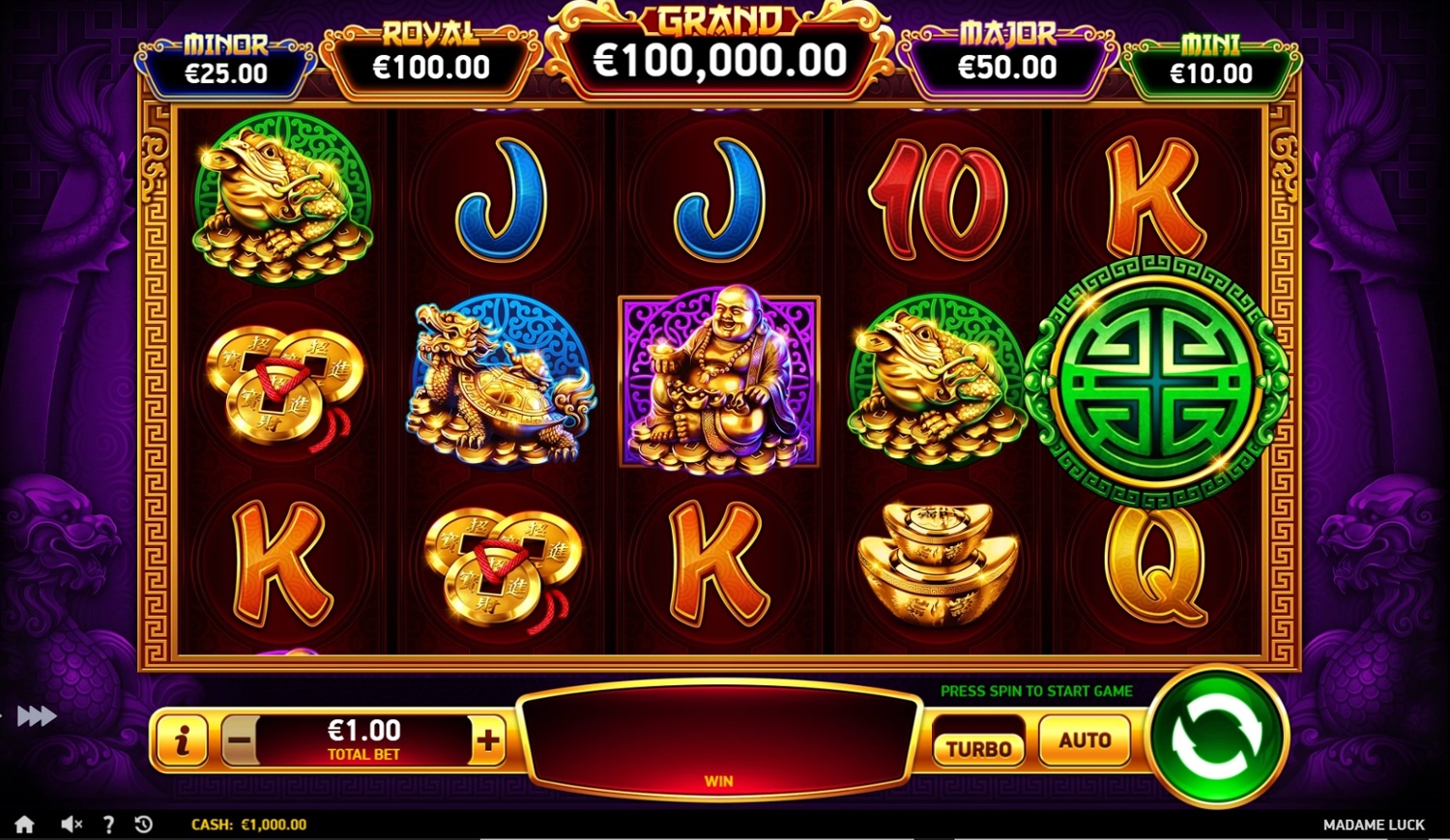 Madame Luck Slot Gameplay