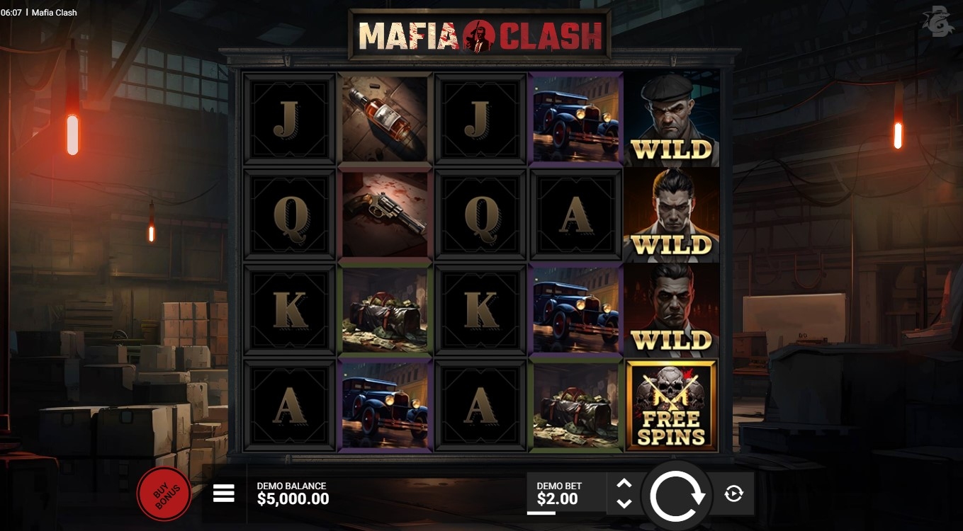 Mafia Clash Slot Gameplay