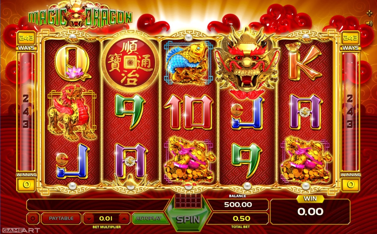 Magic Dragon Slot Gameplay