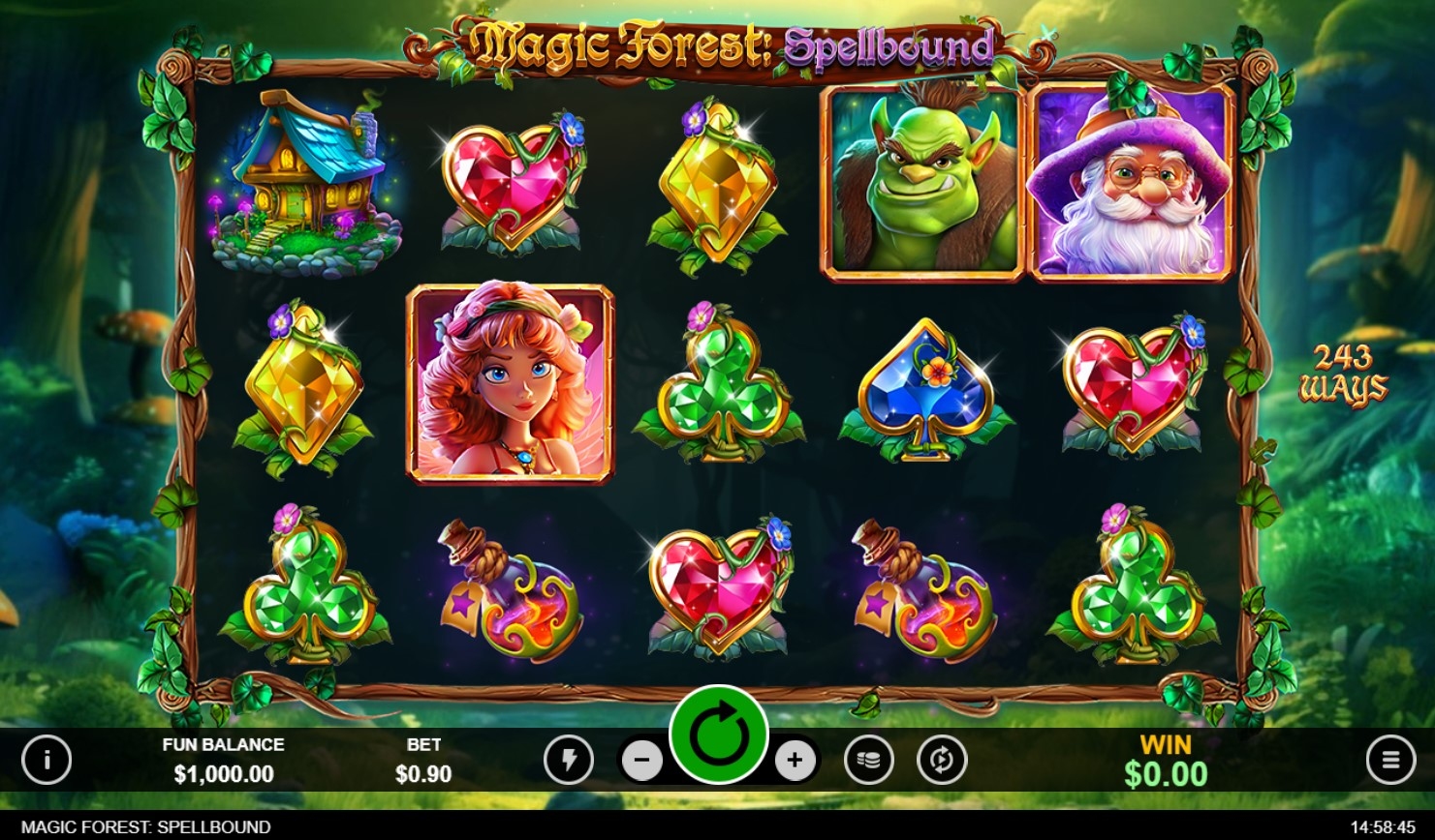 Magic Forest: Spellbound Slot Gameplay