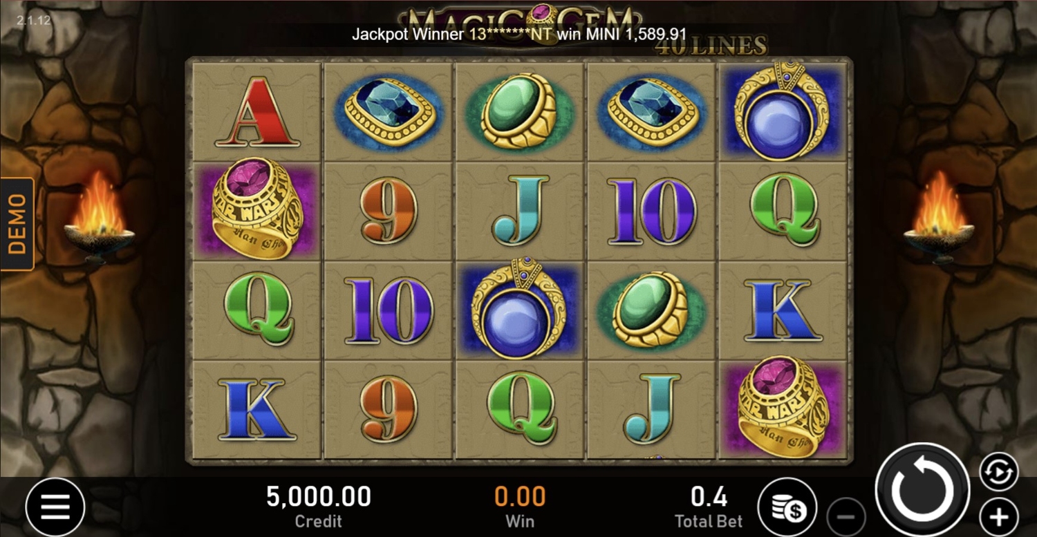 Magic Gem Slot Gameplay