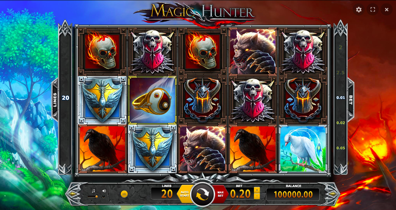 Magic Hunter Slot Gameplay